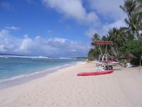 Strand und Vegetation von Guam