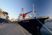 R/V Meteor ready for departure