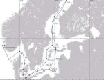 Abbildung 1: Route und Stationsplan von M87-3a (29.05.-10.06.2012) Basierend auf eMission, D. Rüß, IOW.