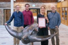 Anna Sophia Kujat received the sponsorship award from the „Baltic Sea Research Foundation“