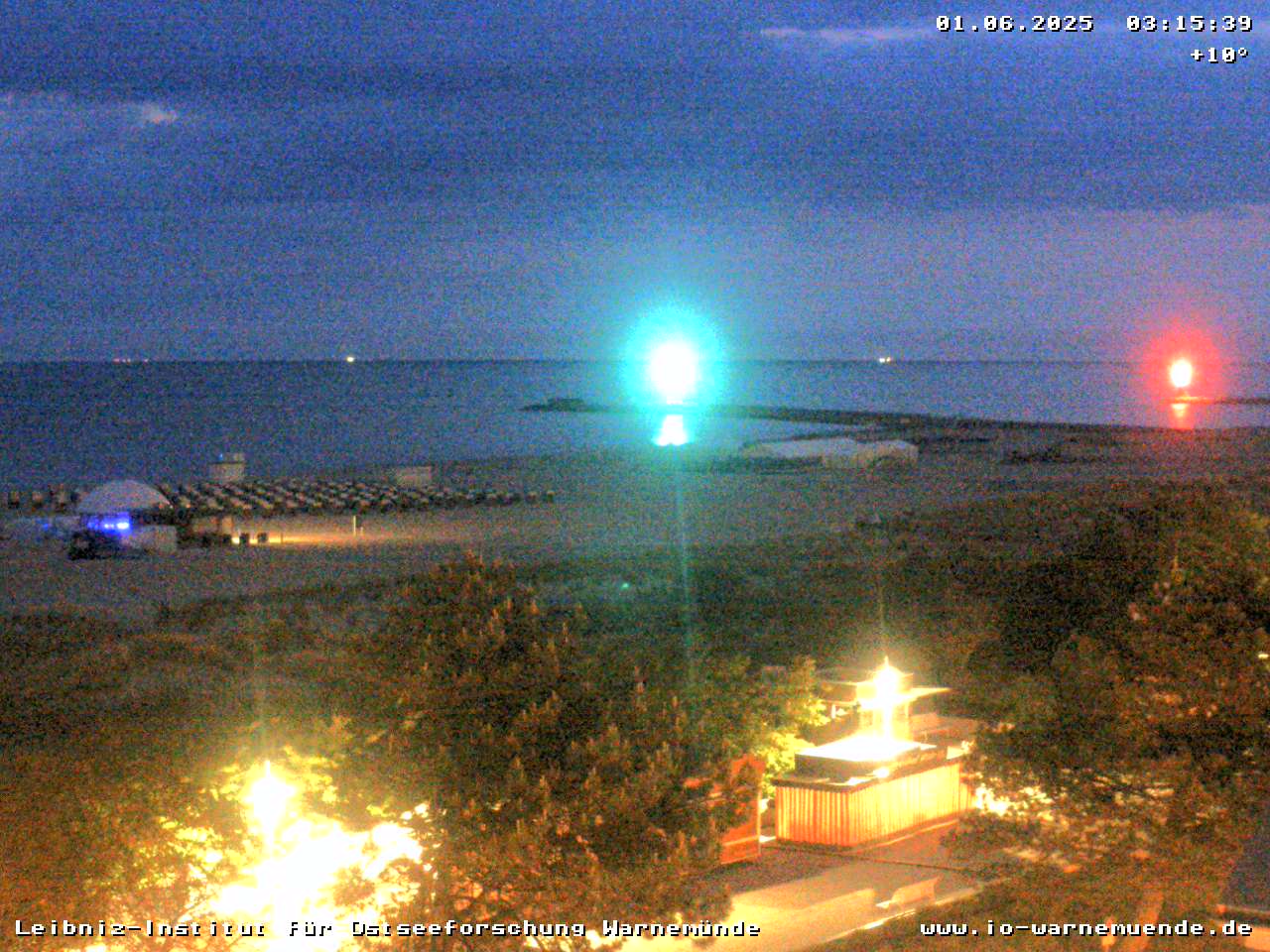 Webcam vom Warnemünder Strand