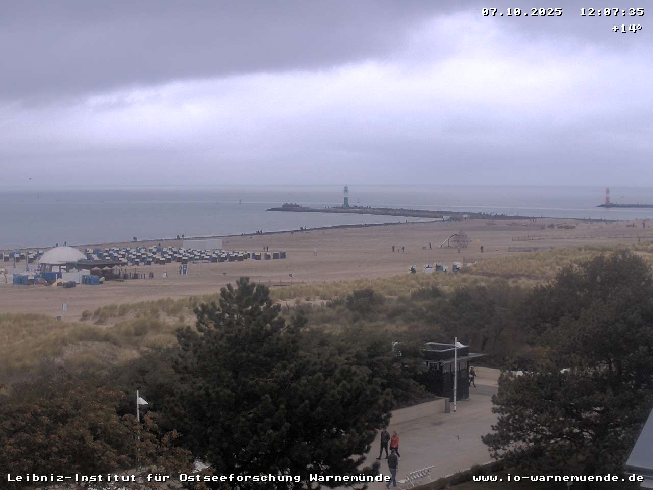 Webcam vom Warnemünder Strand