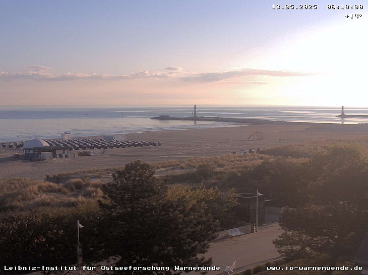 Webcam Leibniz-Institut für Ostseeforschung Warnemünde