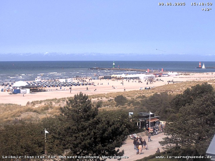Webcam Leibniz-Institut für Ostseeforschung Warnemünde