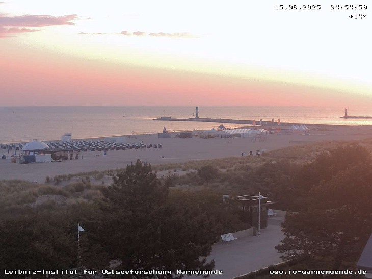 Webcam Leibniz-Institut für Ostseeforschung Warnemünde