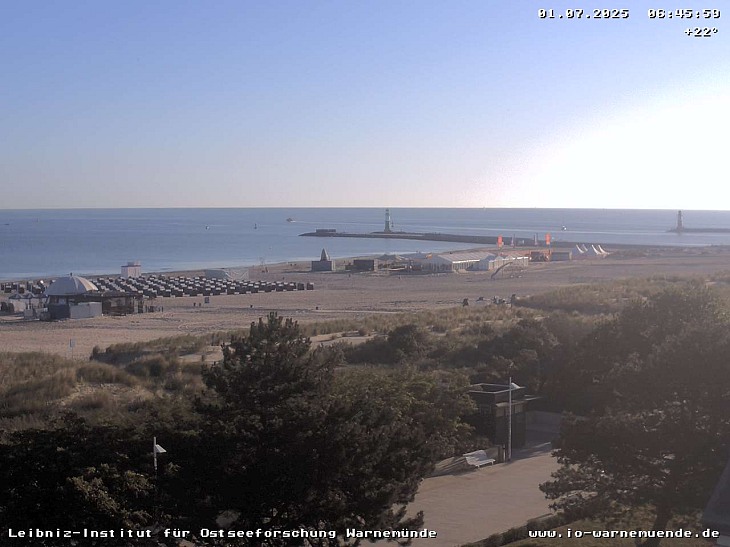 Webcam Leibniz-Institut für Ostseeforschung Warnemünde