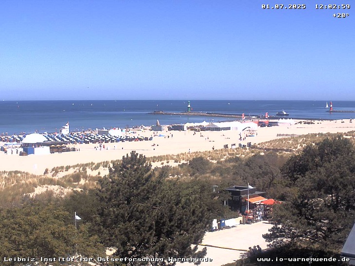 Webcam Leibniz-Institut für Ostseeforschung Warnemünde