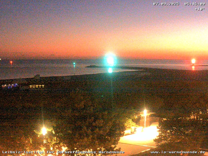 Webcam Leibniz-Institut für Ostseeforschung Warnemünde