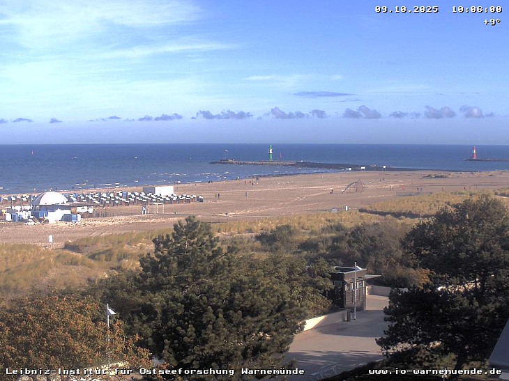Webcam Leibniz-Institut für Ostseeforschung Warnemünde