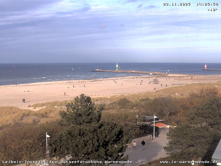 Webcam Leibniz-Institut für Ostseeforschung Warnemünde